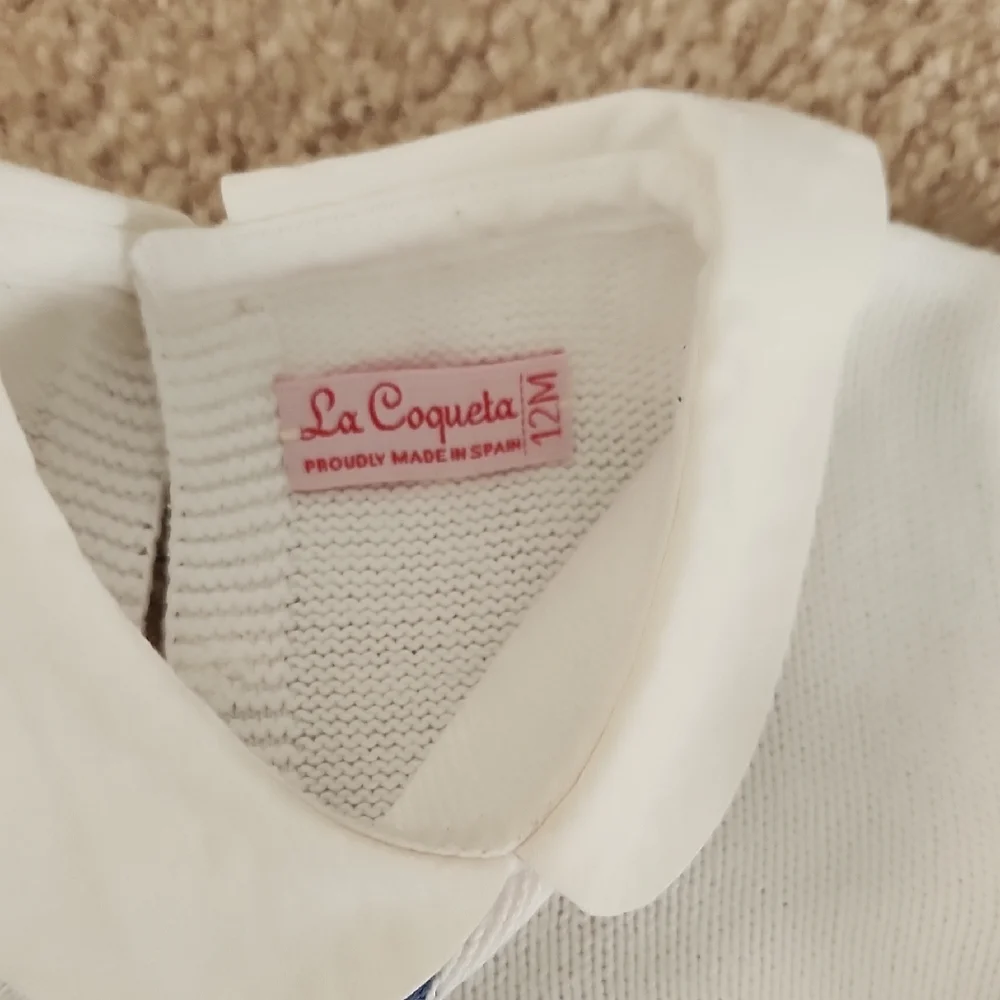 La Coqueta Baby Boy Nautical Knit Top and Bloomers Size 6 - 12 Months - Picture 2 of 5